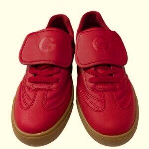 GBG Los Angeles Vibrant Red Sneakers with Brown Sole